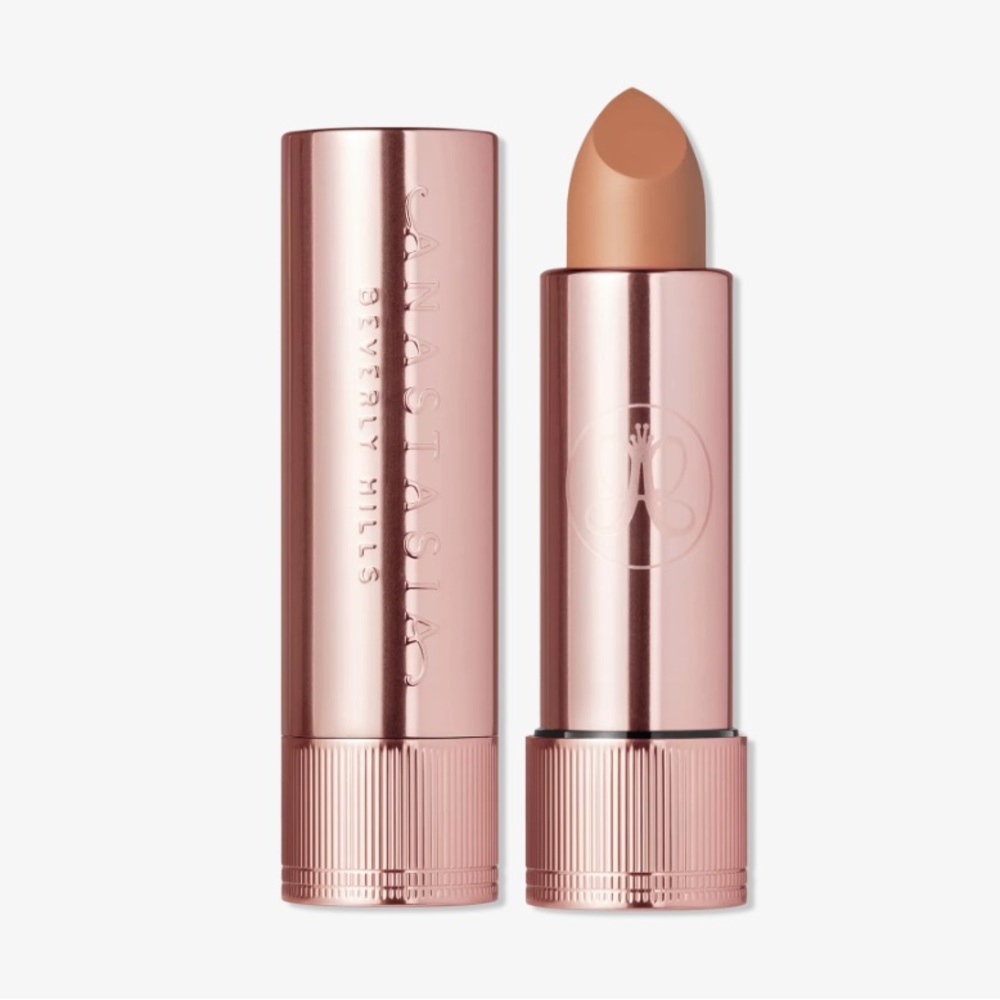 NWT Anastasia Beverly Hills Long-Wearing Satin Velvet Lipstick - honey taupe